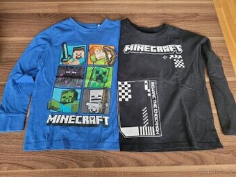 Set dětských triček Minecraft vel.134