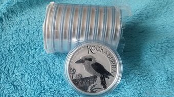 Investiční stříbro - Kookaburra- 1oz 2022