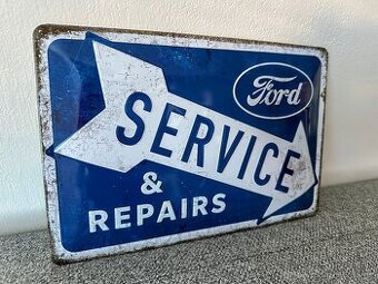 Plechové cedule Ford (retro) a Zetor