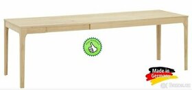 Mega velký rozkládací jídelní stůl divoký dub masiv 180-240