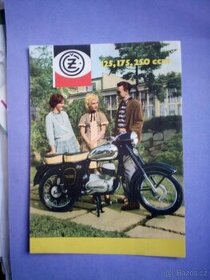 čz 125, 175, 250-originální prospekt-česky