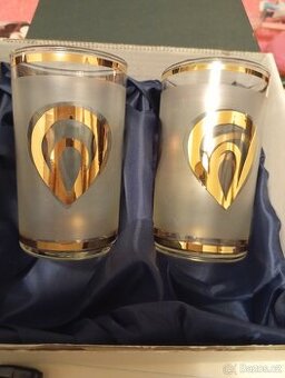 Retro skleničky originální balení