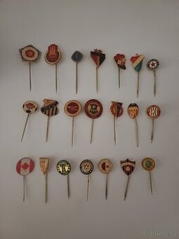 RETRO Fotbalové odznáčky a jiné odznáčky