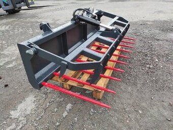 Hydraulické vidle s přidržovačem - euro uchycení