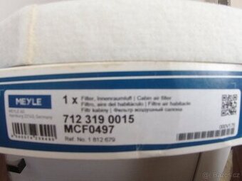 Kabinový filtr pro Ford Turneo Custom