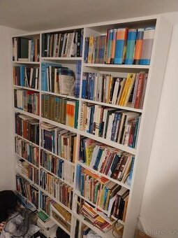 Knihovna bílá namíru 251x160,4x22 cm