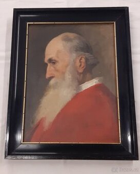 Obraz originál L.N. Tolstoj autor Marie Muller portrétistka