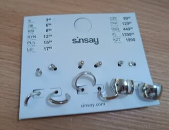 NOVÁ sada náušnic náušnice za všechny 35,- Kč