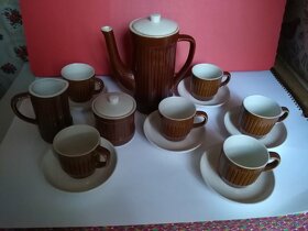 Retro kávová souprava- značená