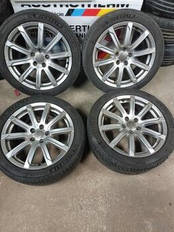 ❄️4ks alu disky orig. Audi 5x112 R18 pneu 245/40 r18 6mm