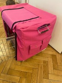 Pojízdna psí klec na výstavy