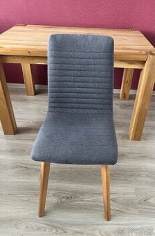 Prodám čalouněné židle, dub 2ks