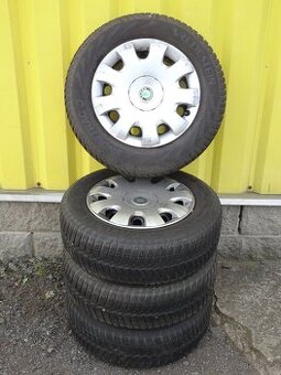 Škoda Octavia II. – zimní kola (disky+pneu 195/65 R15)