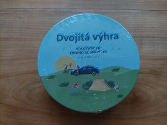 Nová stolní hra Dvojitá výhra hra v plechovce najdi dvojici