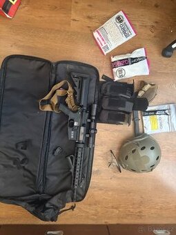 Prodám kompletní airsoft set – připravený na hru