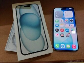 Mobil Apple iPhone 15 Plus, 128 GB, ochranné sklo, krabička