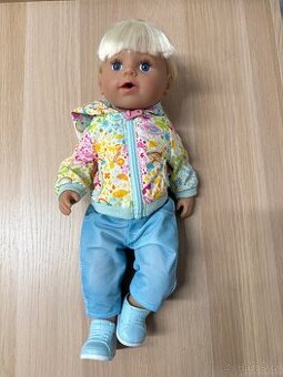 Panenka baby born 43 cm - bunda a kalhoty