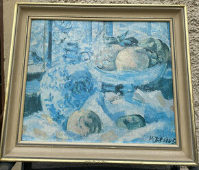 Zimní zátiší. Vincenc Beneš. Reprodukce