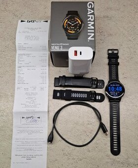 Garmin Venu 3: ochranná fólie, 3 pásky, nabíječka zdarma
