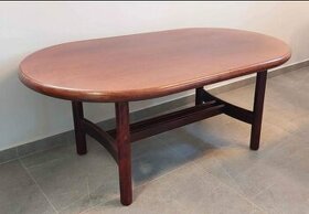 Rare Solid Teak Mid-century coffee table (120×70×50)