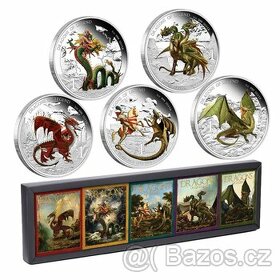 investiční střibrnné mince - Dragons of Legend