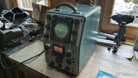 Starožitný osciloskop Křižík T565 (funkcni) z 50tých let. - 1