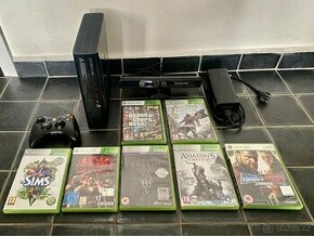 Xbox 360 E 250GB + Kinect + Hry
