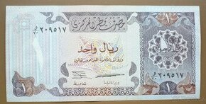 Bankovka, Qatar, 1 riyal, ročník 1996