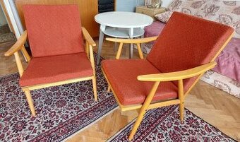 Retro křesla v perfektním stavu