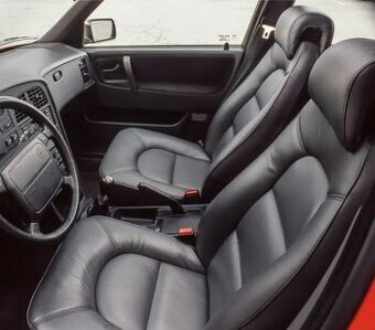 Kozene vyhrivane sedacky Saab 9000 turbo