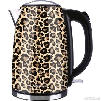 Rychlovarná konvice SilverCrest SWC 3100 B1 leopard, nepouž