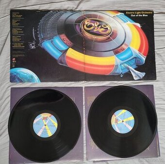 Prodám 2 LP skupiny ELO "Out Of The Blue"