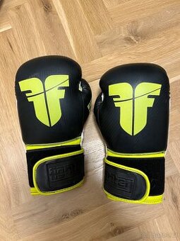 Rukavice + chrániče holení Fighter - žlutá+černá - 1