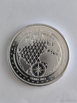 Ag 1 OZ Terra 2021 - 5 dollars