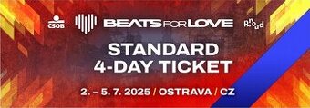 Vstupenka beats for love