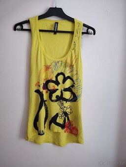 NOVÉ tílko Desigual - žluté - 1