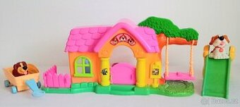Domeček + sada  6-ti figurek pejsků