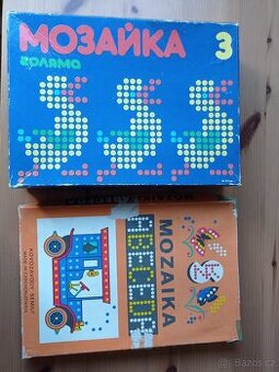 Dvě retro mozaiky: ruská a mozaika Abeceda z roku 1979