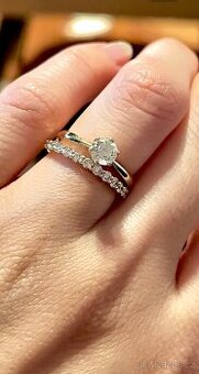 Rydl zlaty prsten LOVE 089 0,50ct briliant