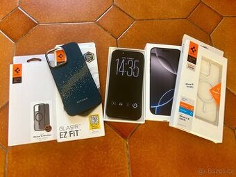 IPhone 16 Pro Max 256gb, příslušenství, záruka 10/2027