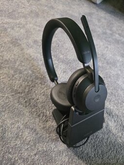 Jabra Evolve2 65 MS + stojánek + dongle + nové náušníky