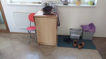 Malá skřínka do předsíně - 2x, dekor dřevo