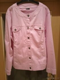 Nová růžová bunda vel.XL