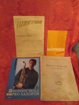 saxofon noty -pozůstalost
