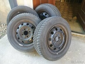 4x disky 5.5J (4x114,3) + letní pneu 195/60/14