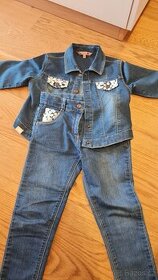 Souprava džíny a bunda pro holku 5let