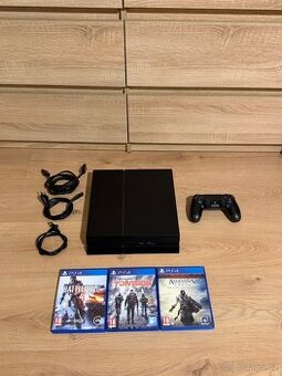 Sony PlayStation 4 Fat 500GB + ovládač a PS4 hry