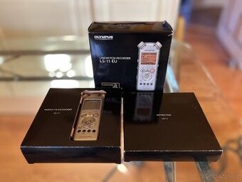 Digitální lineární rekordér Olympus LS-11 – kompletní balení