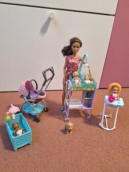Barbie chůva set