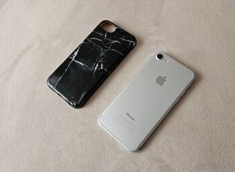Mobilní telefon Apple iPhone 7 128 GB - Silver-krásný, kryt
